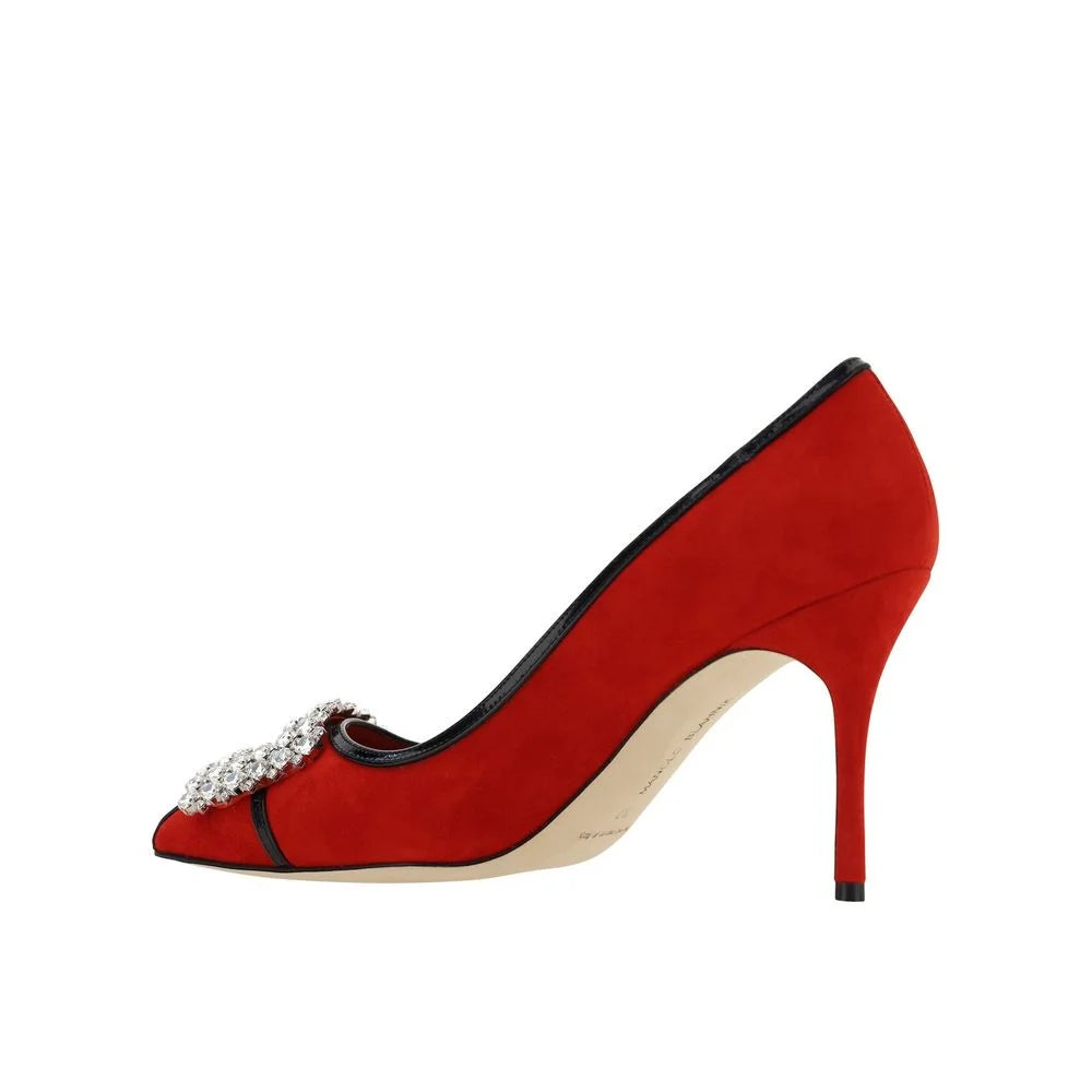 Manolo Blahnik Tuberian 90 Suede Pumps - EU36.5/US6.5 - Heels