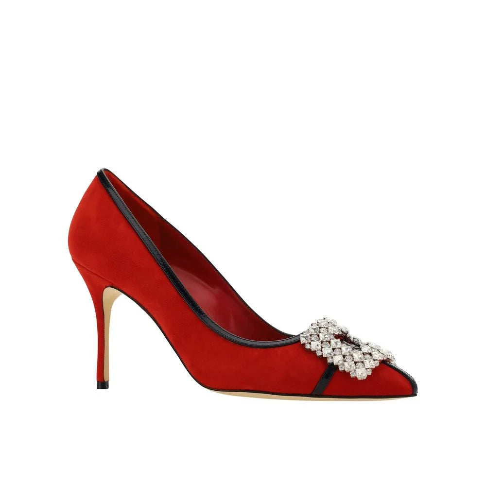 Manolo Blahnik Tuberian 90 Suede Pumps - EU36.5/US6.5 - Heels