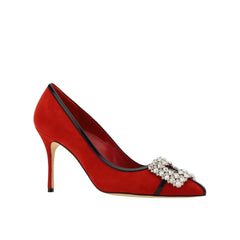 Manolo Blahnik Tuberian 90 Suede Pumps - EU36.5/US6.5 - Heels