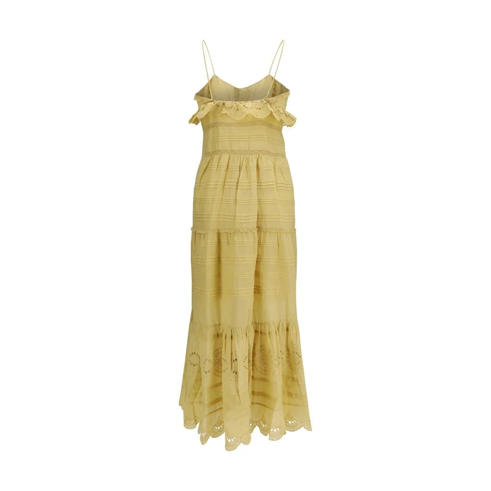 Marant Etoile Beige Cotton Casual Dress - IT36 | XS