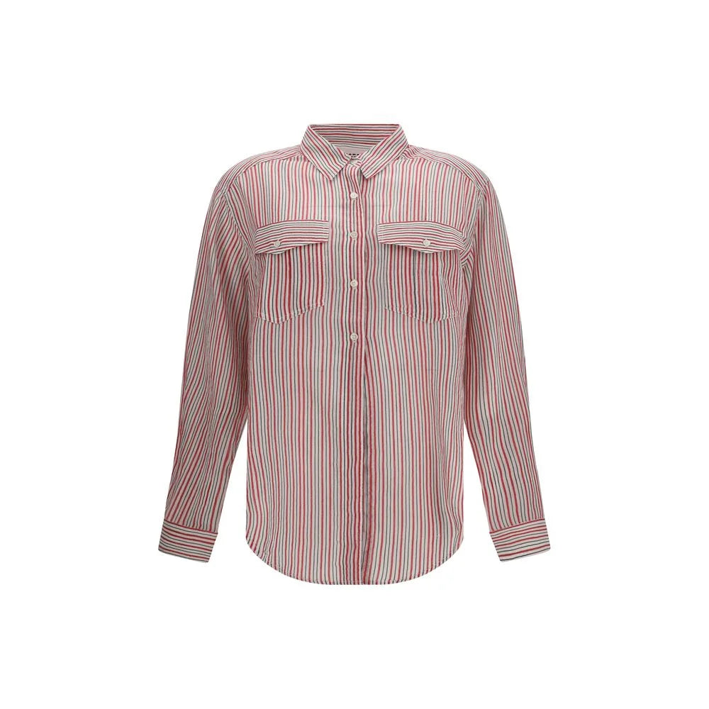 Marant Etoile Beige Cotton Pattern Shirt