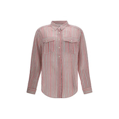 Marant Etoile Beige Cotton Pattern Shirt