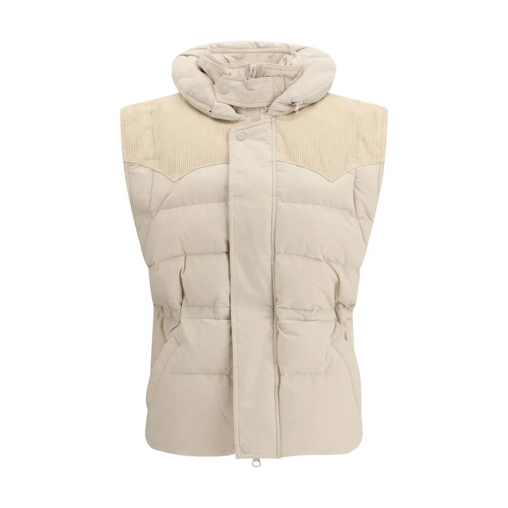 Marant Etoile Beige Polyamide Sleveless Jacket - IT38 | S