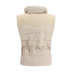 Marant Etoile Beige Polyamide Sleveless Jacket - IT38 | S
