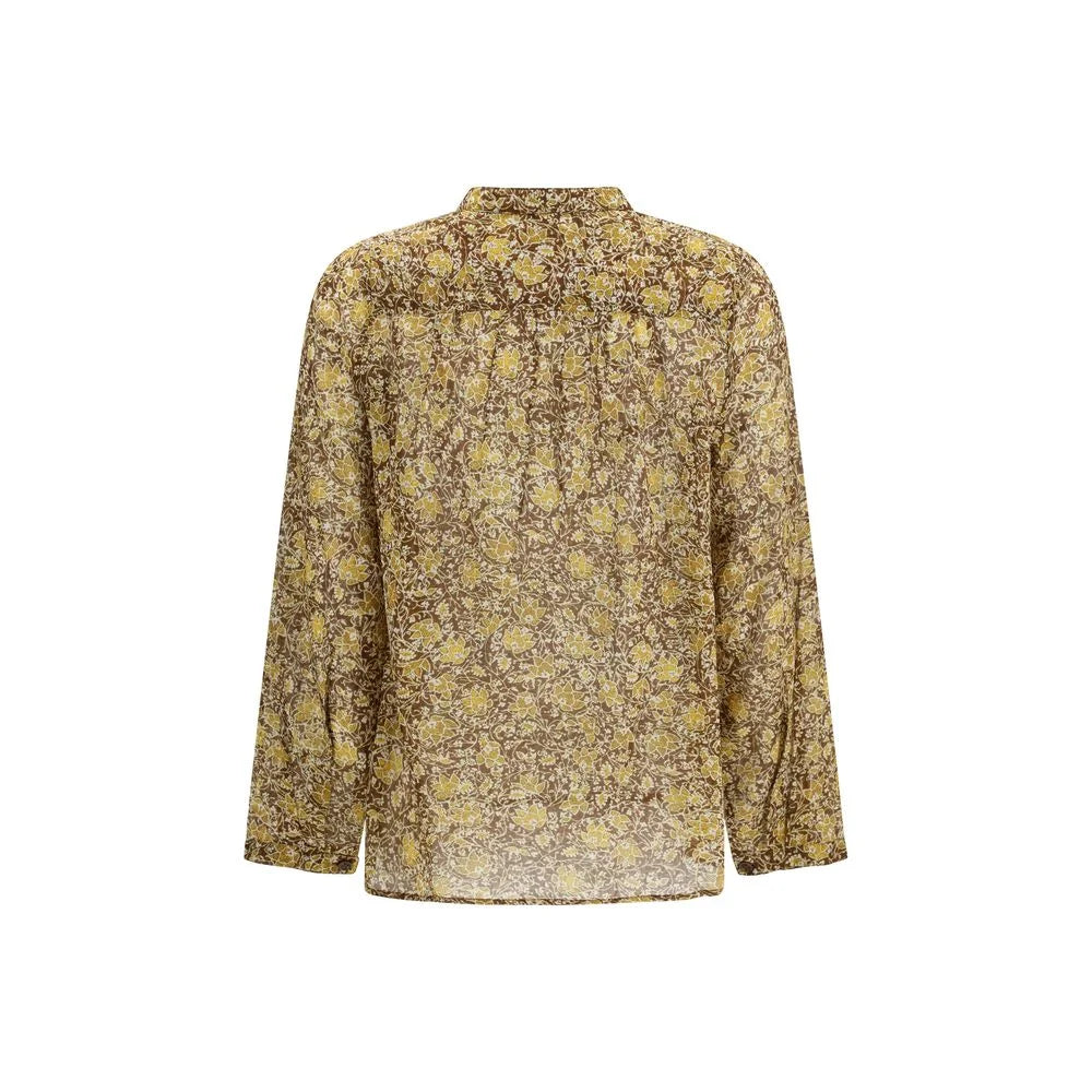 Blusa de Algodão Bicor Marant Etoile