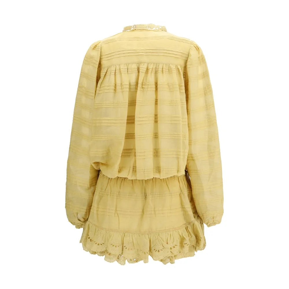 Robe décontractée bicolor en coton Marant Etoile