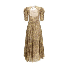 Marant Etoile Bicolor Cotton Casual Dress