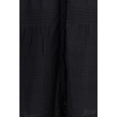 Marant Etoile Sort Bomuld Casual Kjole