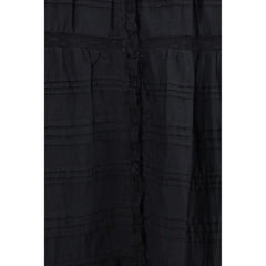 Marant Etoile Schwarzes Baumwoll-Kleid