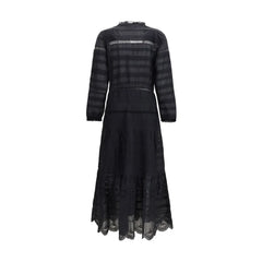 Marant Etoile Sort Bomuld Casual Kjole