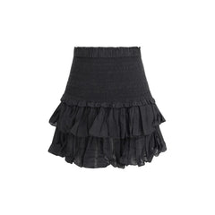 Marant Etoile Black Cotton Mini Skirt - IT38 | S