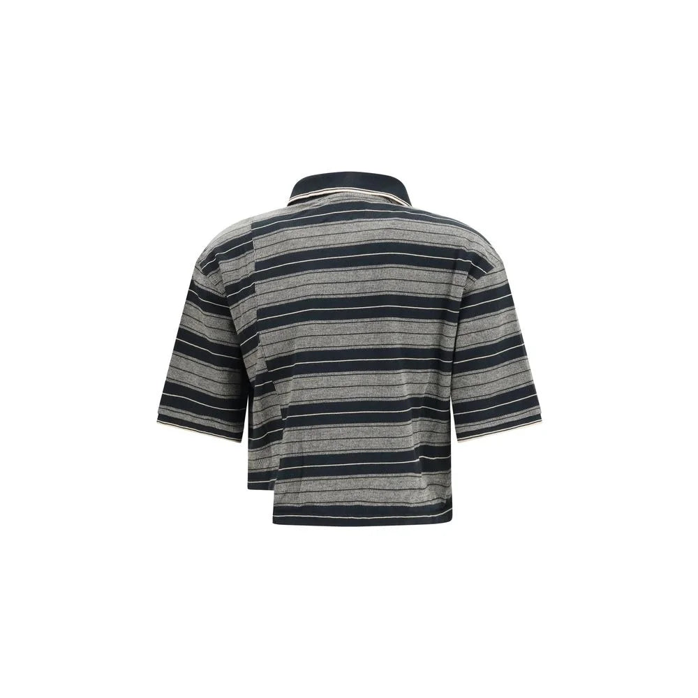 Polo tričko Marant Etoile, černá bavlna