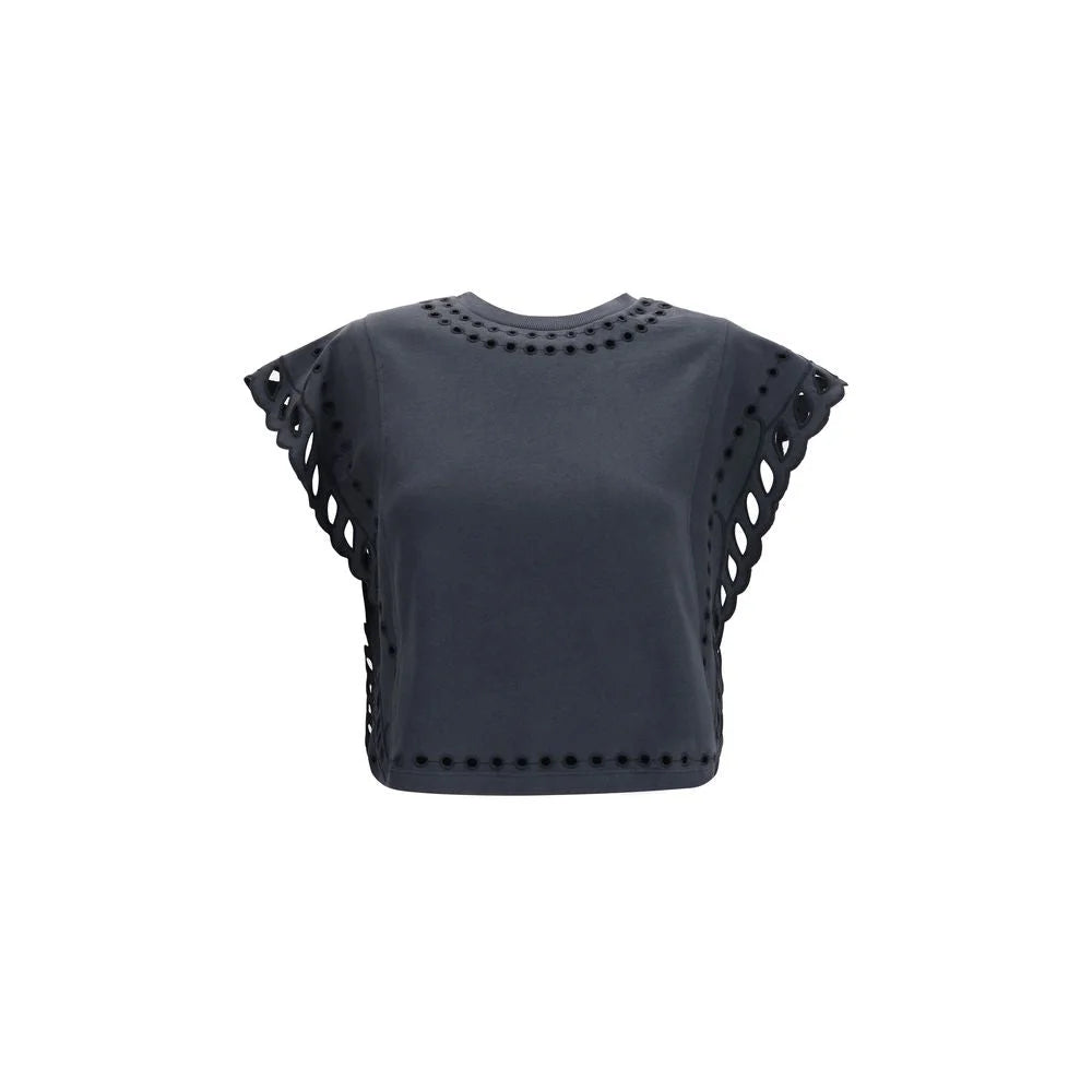 Marant Etoile Black Cotton T-Shirt
