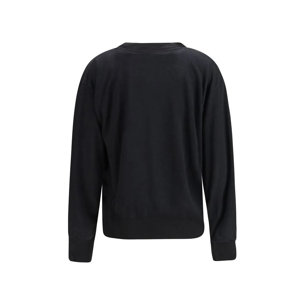 Marant Etoile Black Linen Sweatshirt