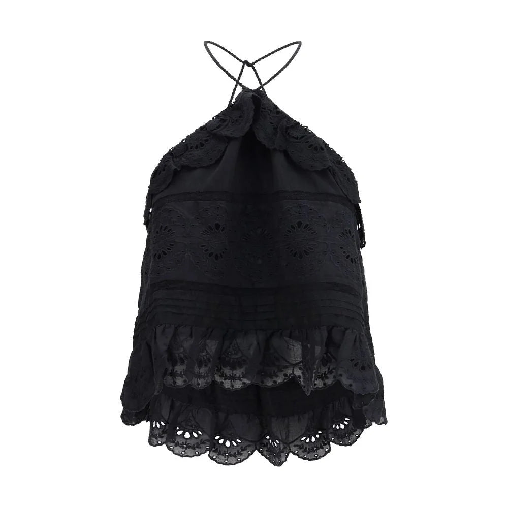 Marant Etoile Sort Bluse i Polyester - IT36 | XS