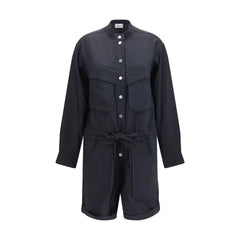 Marant Etoile Black Viscose Jumpsuit