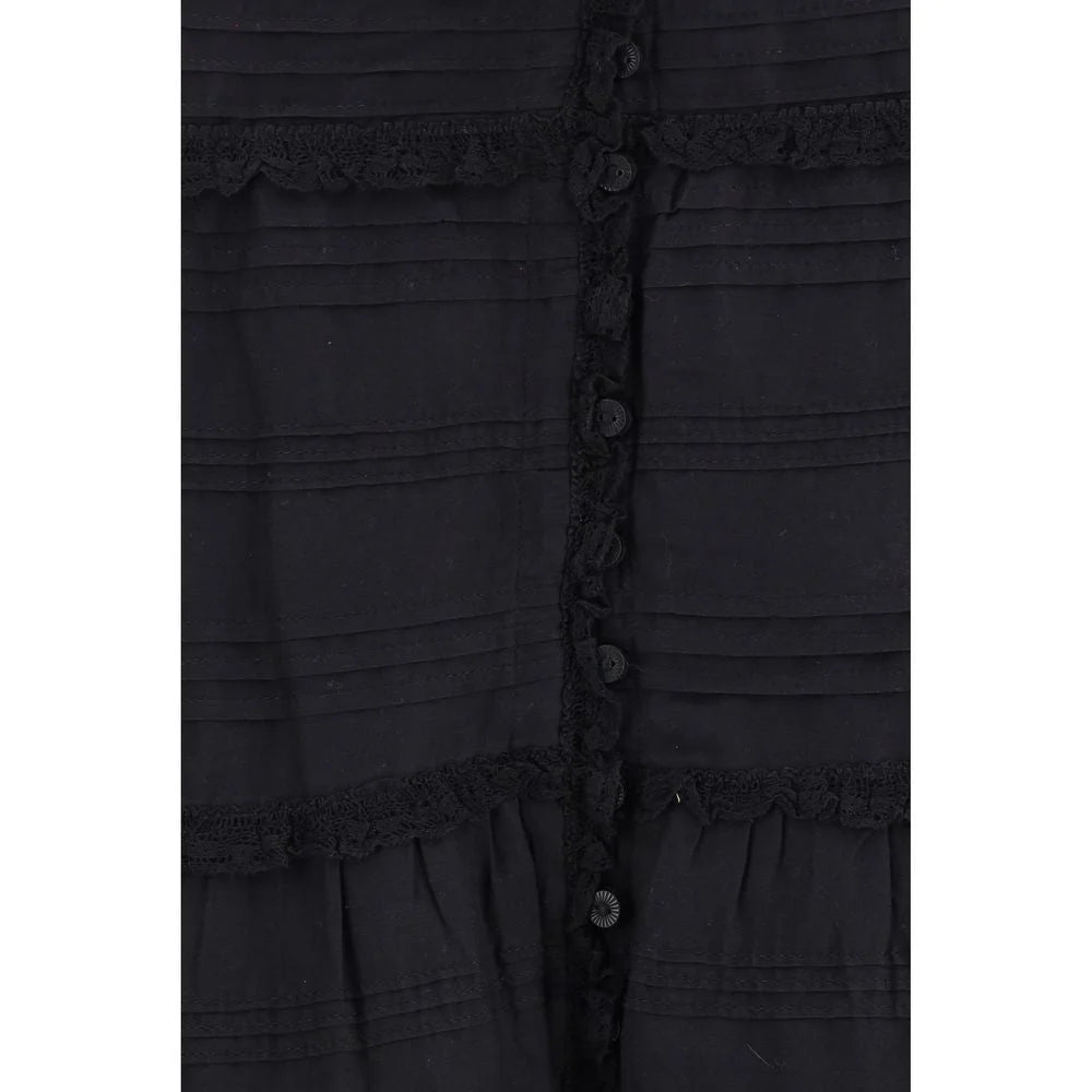 Marant Etoile Black Viscose Long Skirt - IT38 | S