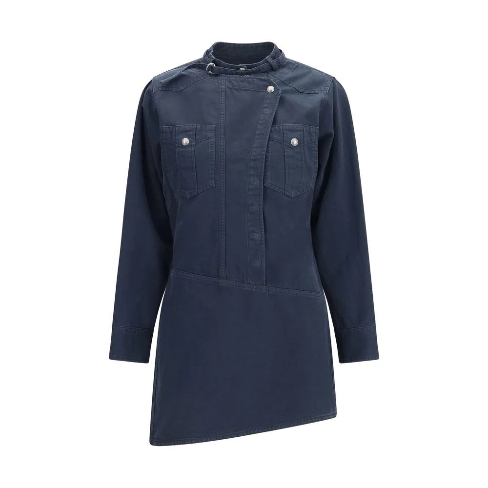 Marant Etoile Blue Cotton Casual Dress - IT36 | XS