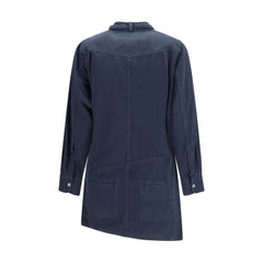 Marant Etoile Blue Cotton Casual Dress - IT36 | XS
