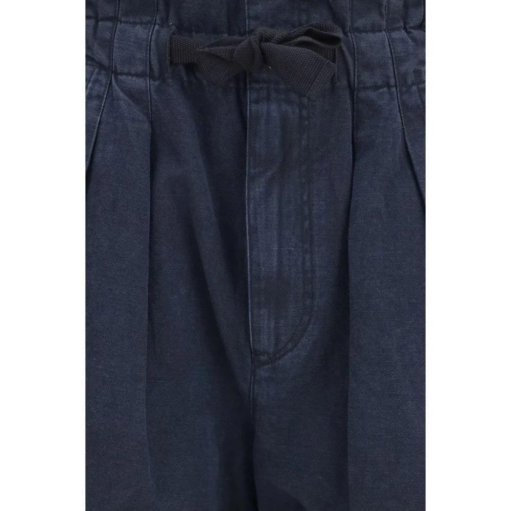 Marant Etoile Blue Cotton Shorts