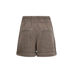 Marant Etoile Brown Cotton Bermuda Shorts