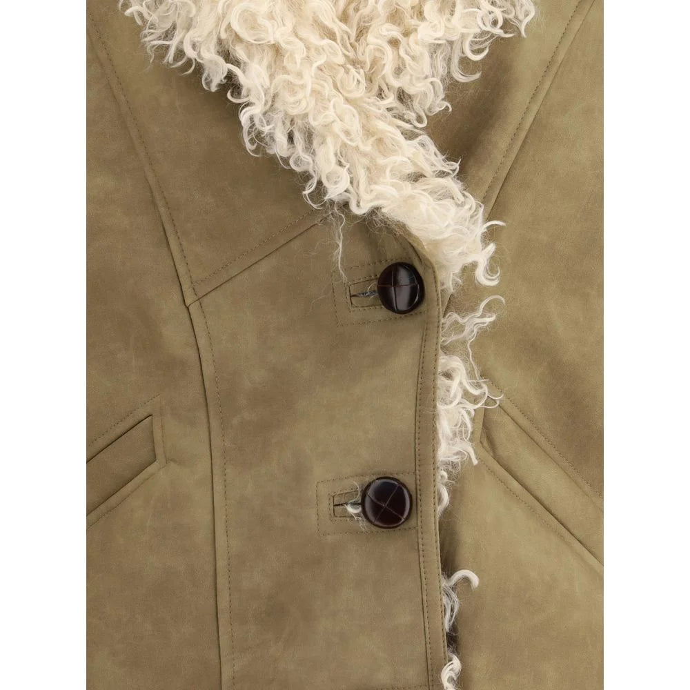 Marant Etoile Clea Shearling-effect faux fur Coat - Overcoats