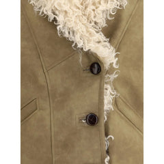 Marant Etoile Clea Shearling-effect faux fur Coat - Overcoats