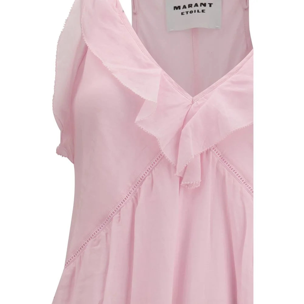 Marant Etoile Multicolor Cotton Casual Dress