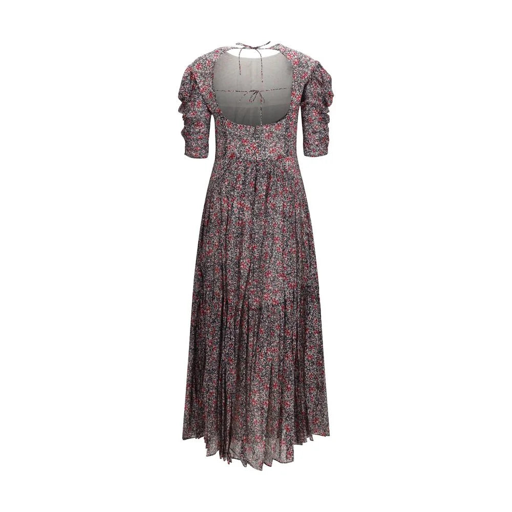 Marant Etoile Purple Cotton Casual Dress