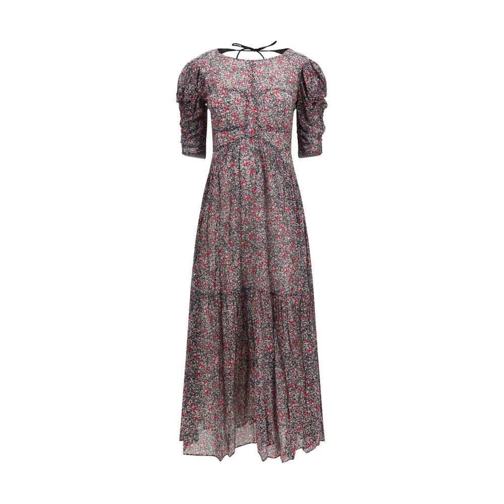 Marant Etoile Purple Cotton Casual Dress