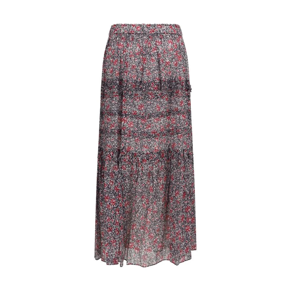Marant Etoile Purple Cotton Long Skirt - IT38 | S