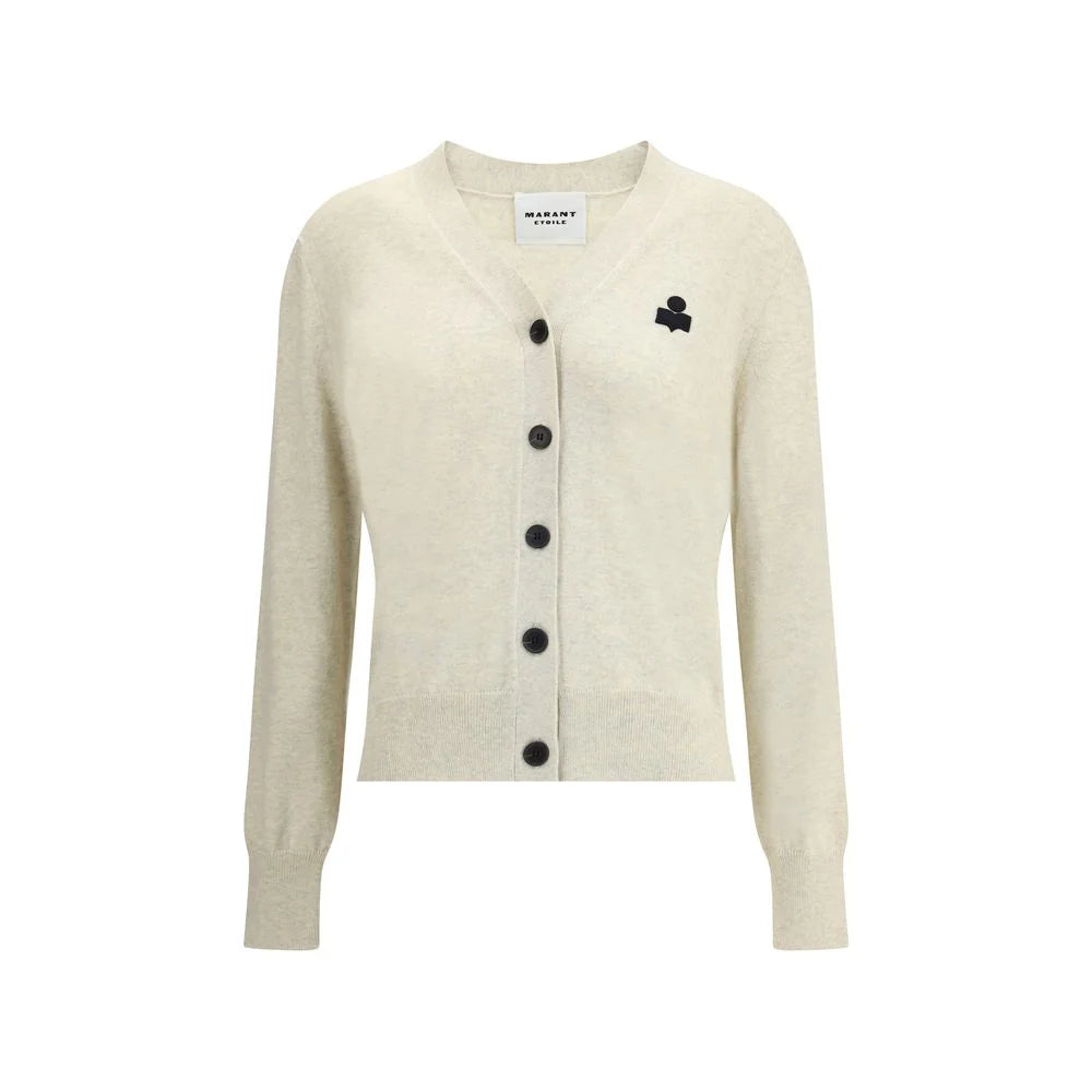 Marant Etoile White Cotton Cardigan