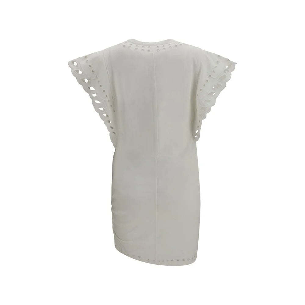 Marant Etoile White Cotton Casual Dress