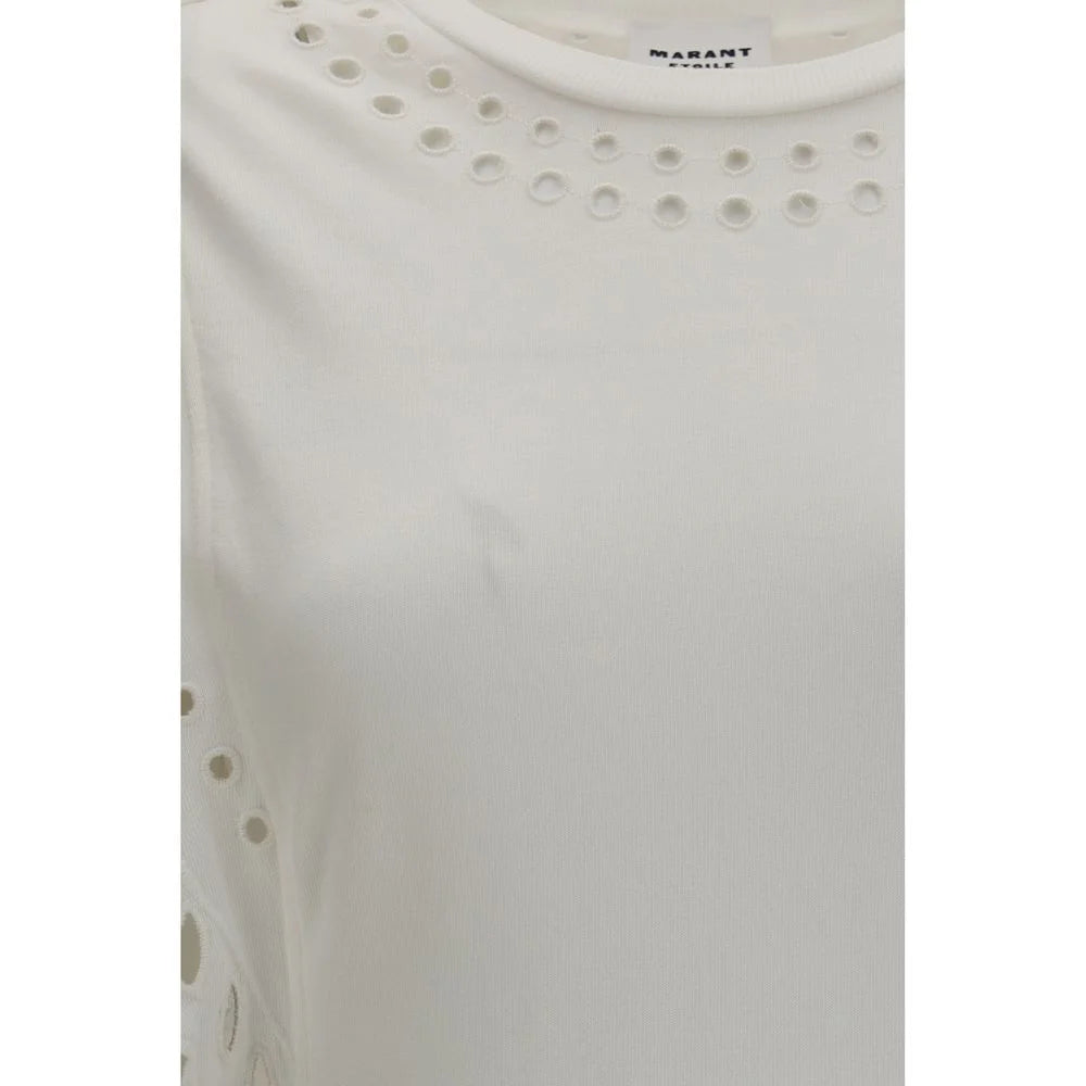 Marant Etoile White Cotton Casual Dress