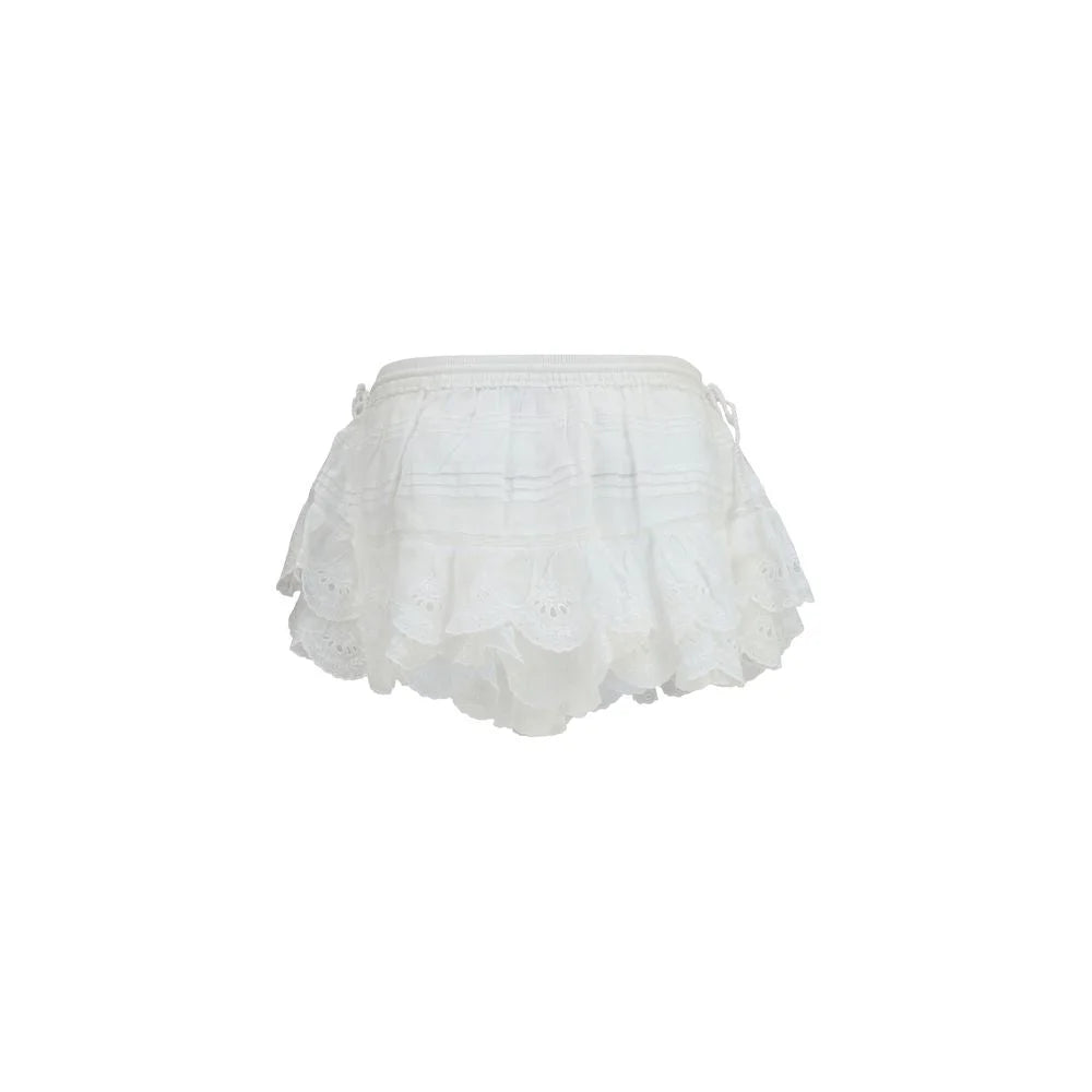 Marant Etoile Valkoiset Puuvillashortsit - IT38 | S