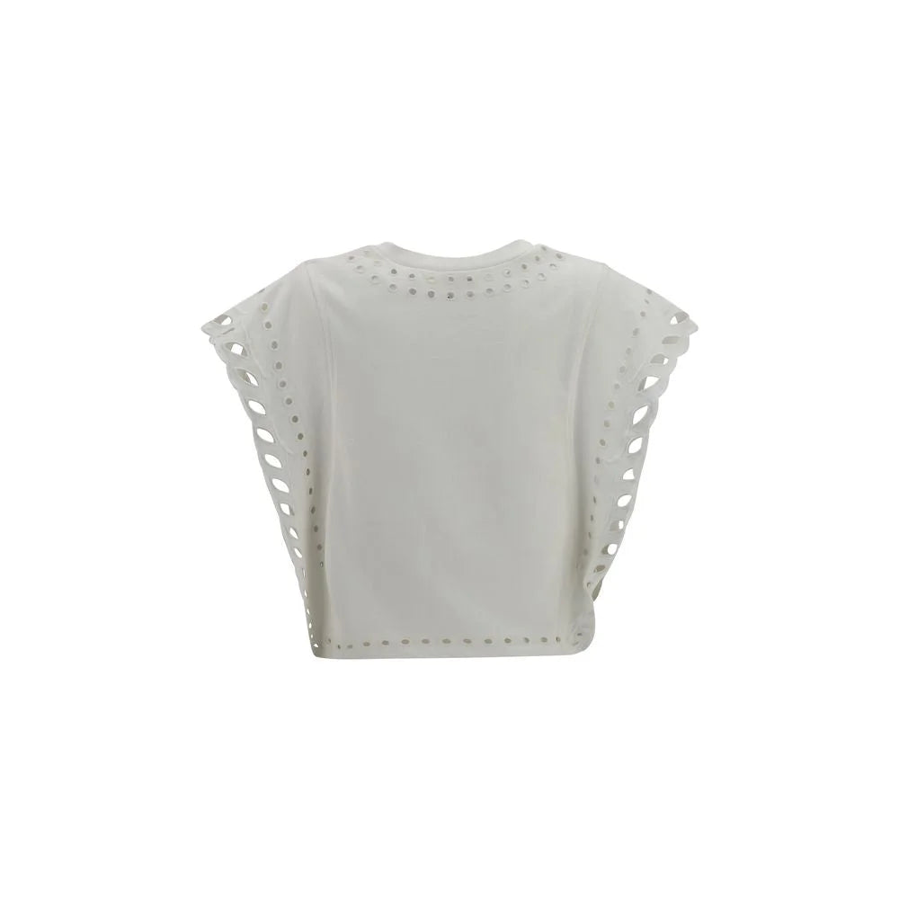Marant Etoile White Cotton T-Shirt