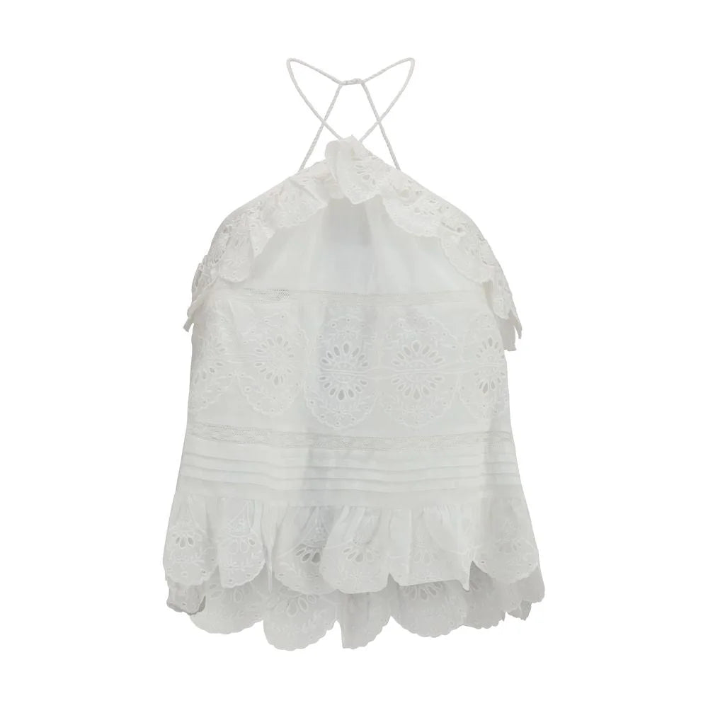 Marant Etoile Vit Polyester T-Shirt