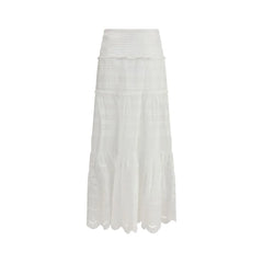 Marant Etoile White Viscose Long Skirt - IT36 | XS