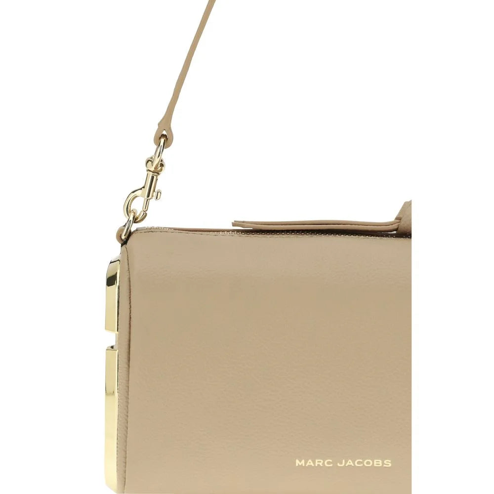 Marc Jacobs Beige Calf Leather Bos Taurus Shoulder Bag
