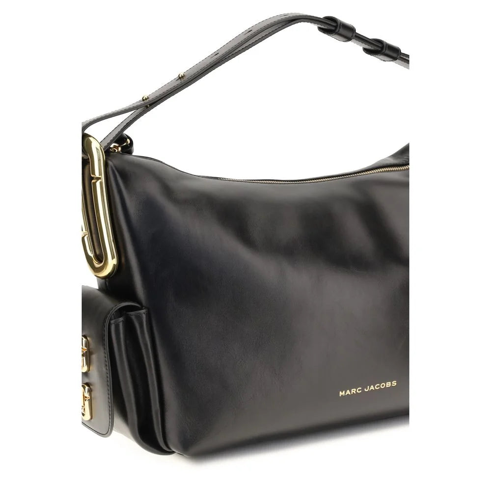 Marc Jacobs Black Calf Leather Bos Taurus Handbag