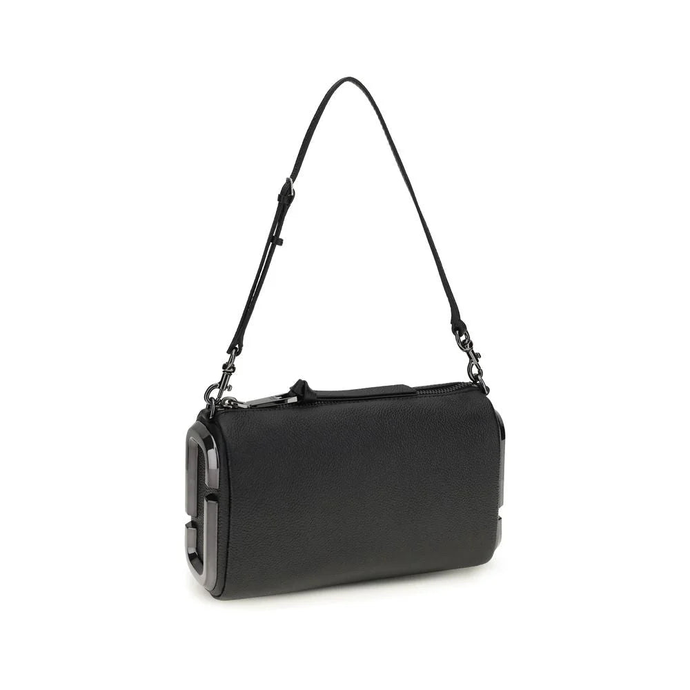 Marc Jacobs Black Calf Leather Bos Taurus Shoulder Bag
