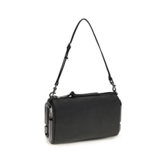 Marc Jacobs Black Calf Leather Bos Taurus Shoulder Bag