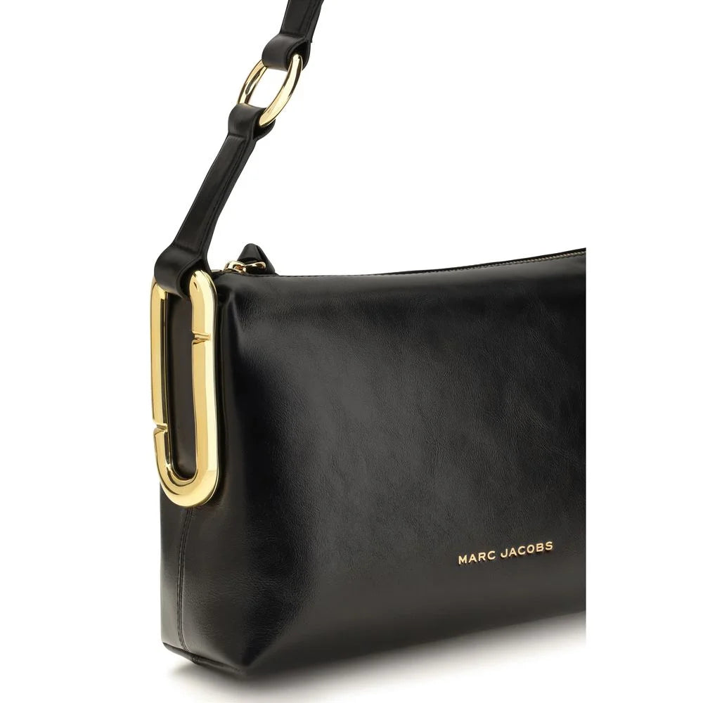 Marc Jacobs Black Calf Leather Bos Taurus Shoulder Bag