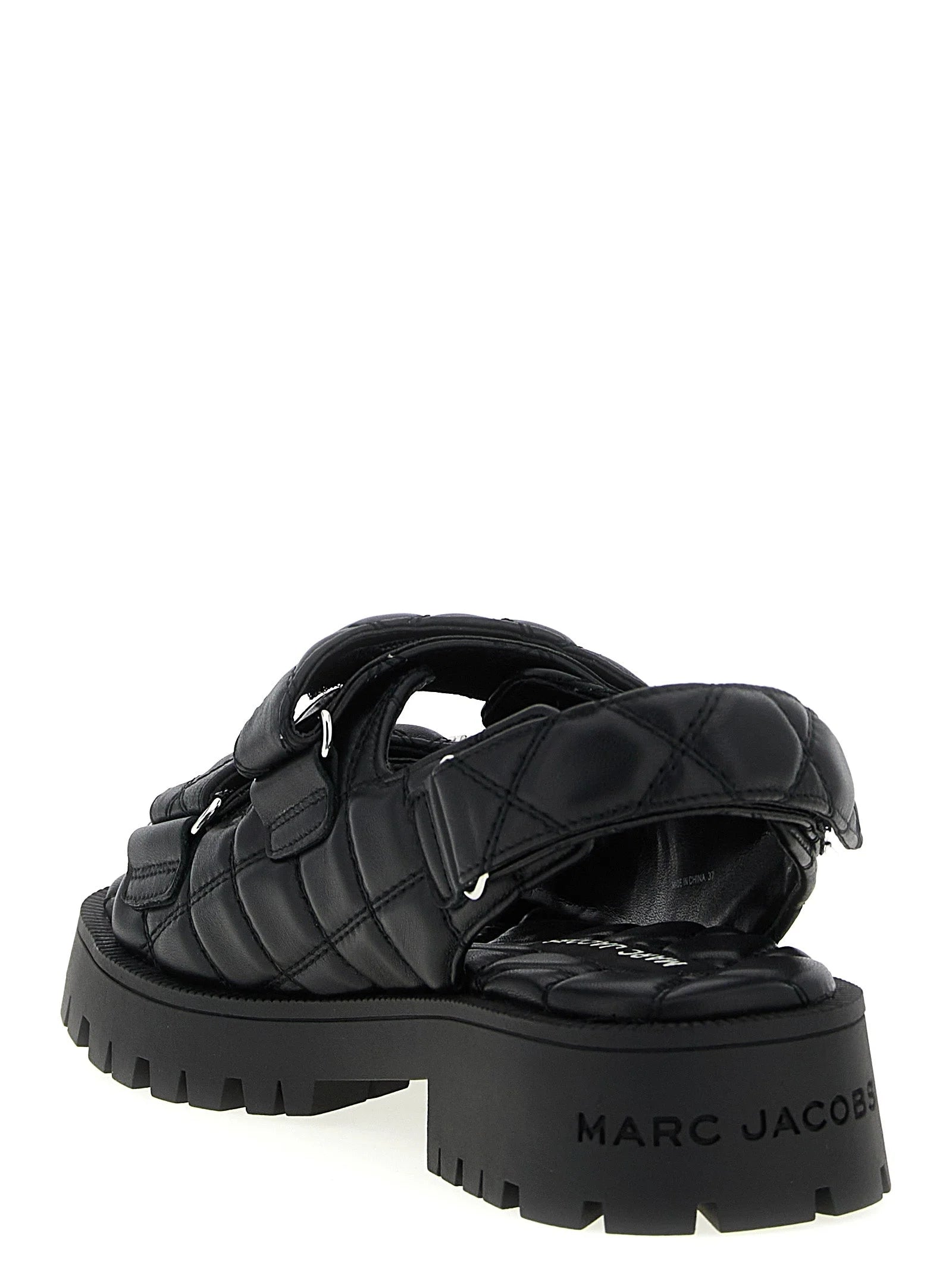 Marc Jacobs Black Lamb Leather Mid Heel Pumps