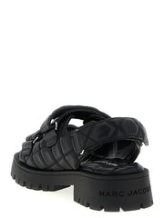 Marc Jacobs Black Lamb Leather Mid Heel Pumps