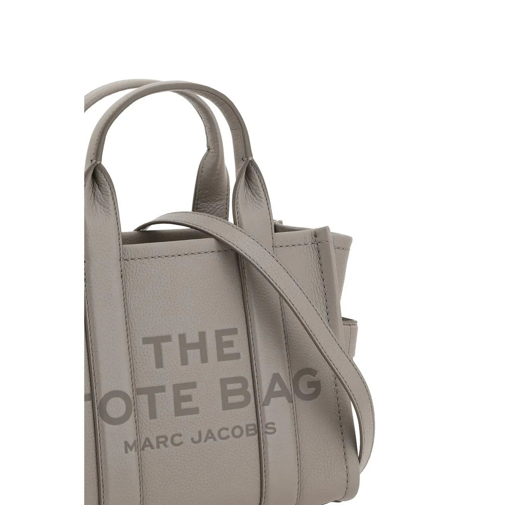 Marc Jacobs Gray Calf Leather Bos Taurus Handbag