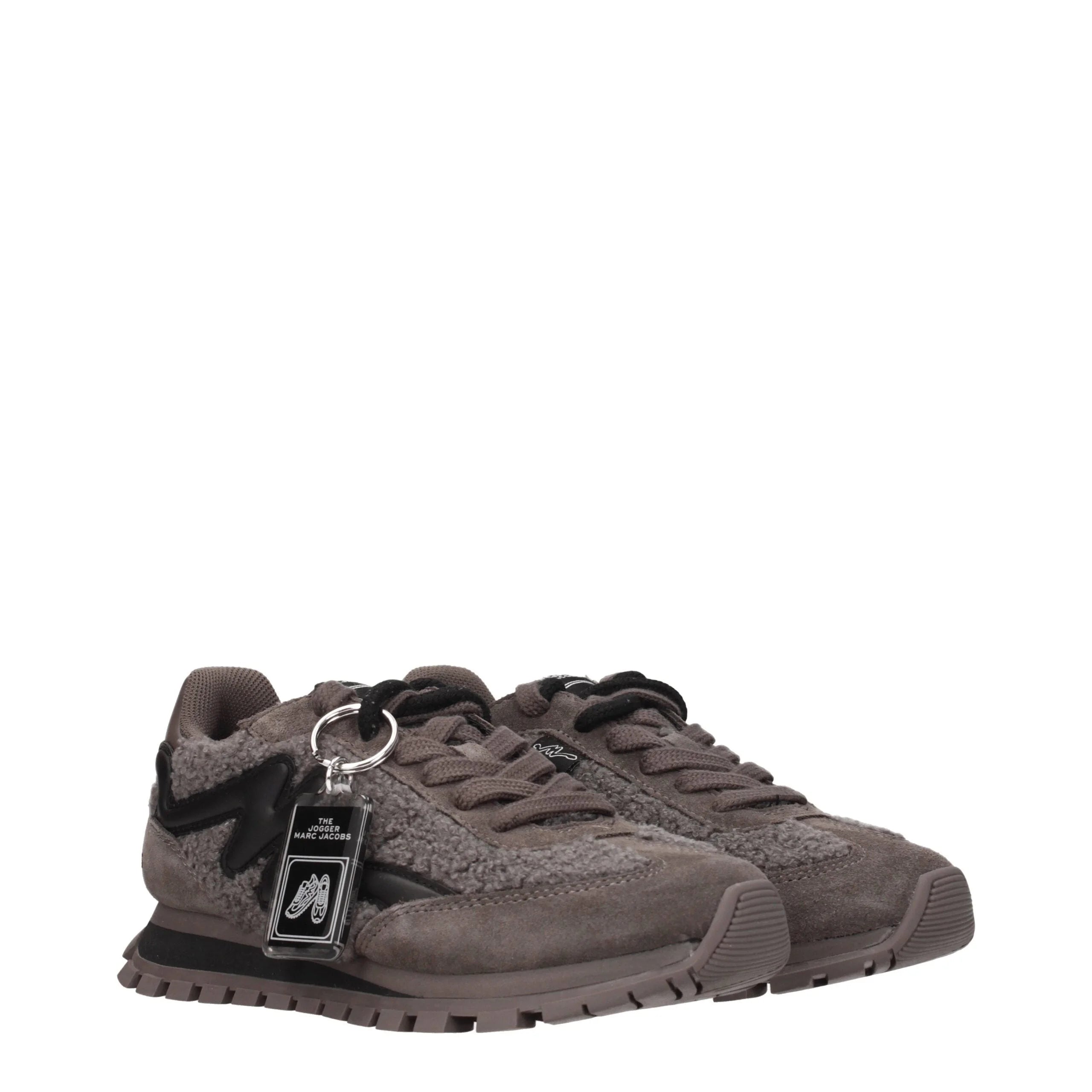 Marc Jacobs Gray Fur Chunky Sneakers - EU35/US5