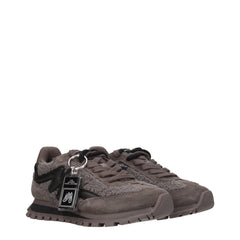 Marc Jacobs Gray Fur Chunky Sneakers - EU35/US5
