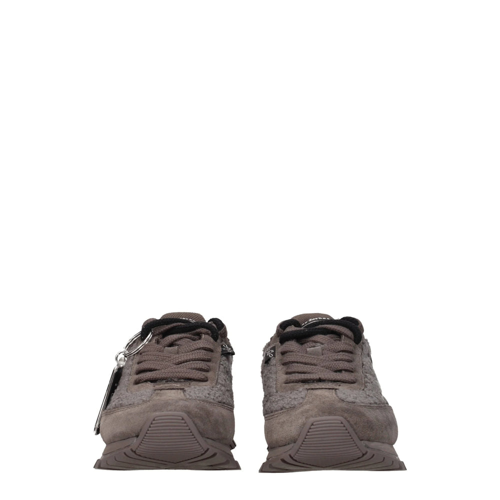 Marc Jacobs Gray Fur Chunky Sneakers - EU35/US5