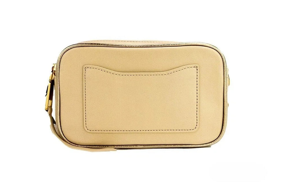 Marc Jacobs The Moto Shot 21 Curds Leather Camera Crossbody Purse Bag